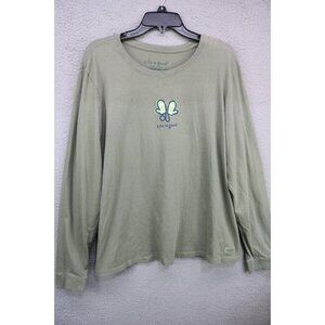 Life is Good Vintage Long Sleeve Tee Shirt-Size XXXL